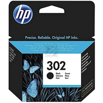 HP Tintendruckkopf schwarz (F6U66AE#UUE, 302)