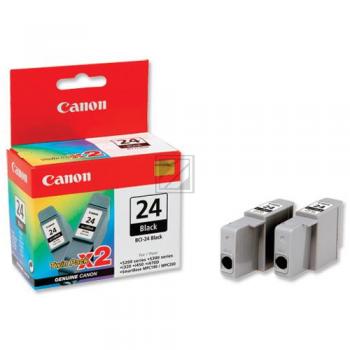 Canon Tintenpatrone 2 x schwarz (6881A009AA, BCI-24BK/TWIN)