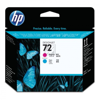 HP Tintendruckkopf magenta/cyan (C9383A, 72)