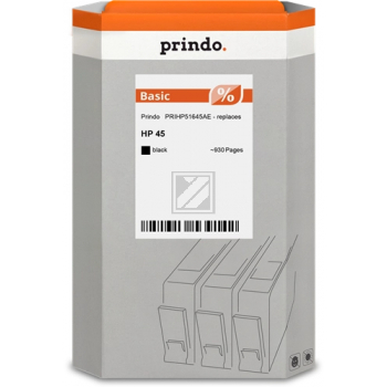 Prindo Tintendruckkopf (Basic) schwarz HC (PRIHP51645AE) ersetzt 45