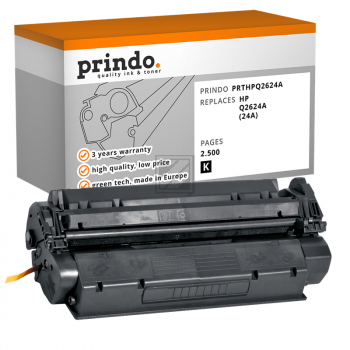 Prindo Toner-Kartusche schwarz (PRTHPQ2624A) ersetzt 24A