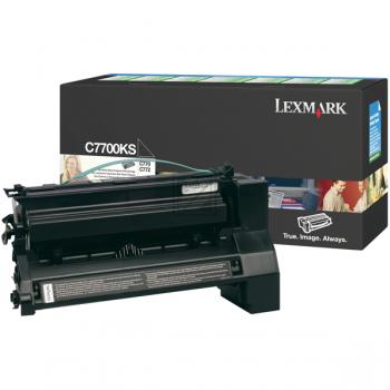 Lexmark Toner-Kartusche Prebate schwarz (C7700KS)