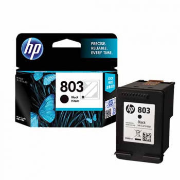 HP Tintendruckkopf schwarz (F6V21AA, 803)
