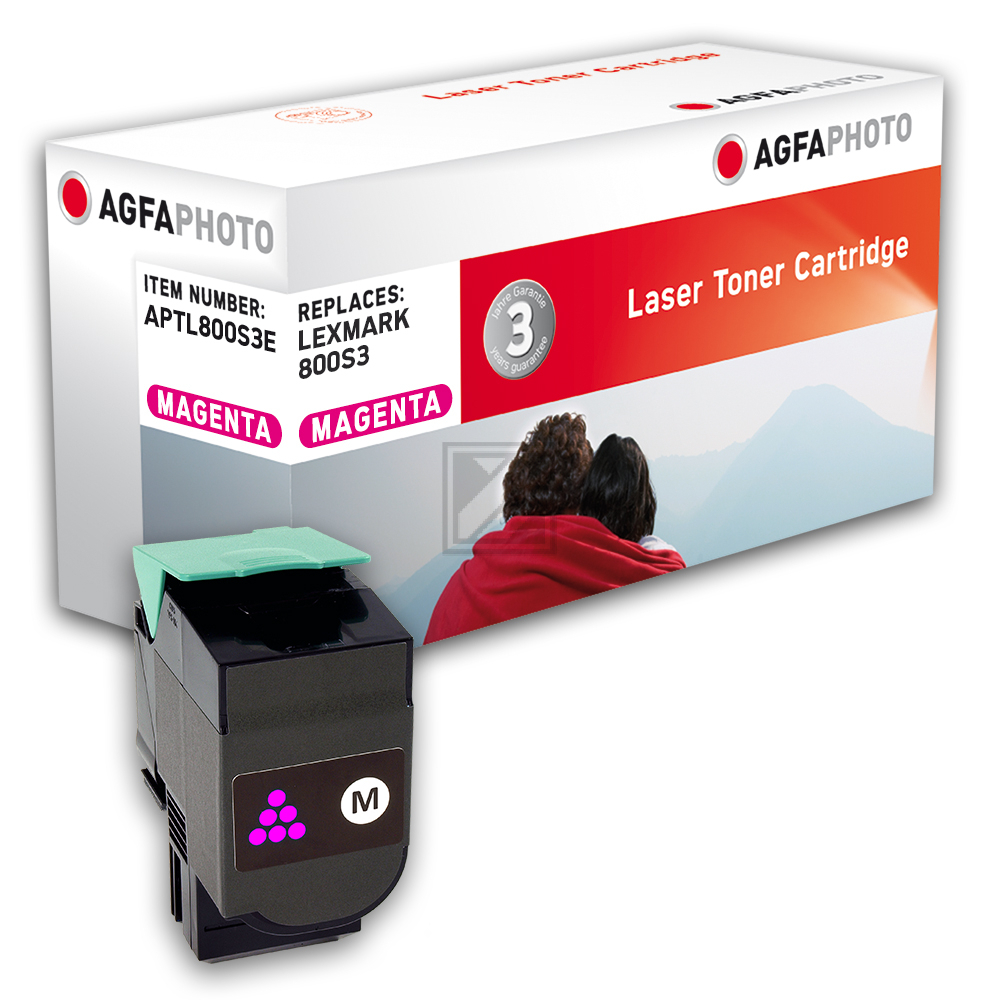 Agfaphoto Toner-Kit magenta (APTL800S3E) ersetzt 800S3