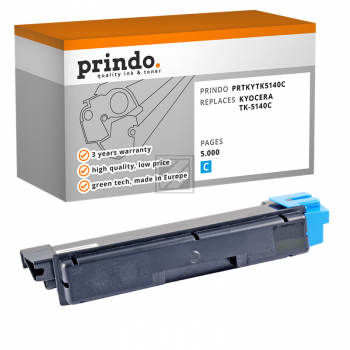 Prindo Toner-Kit cyan (PRTKYTK5140C) ersetzt TK-5140C