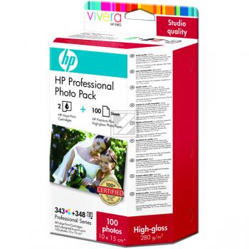 HP Tintendruckkopf cyan/gelb/magenta, photo (Q7960EE, 343, 348)