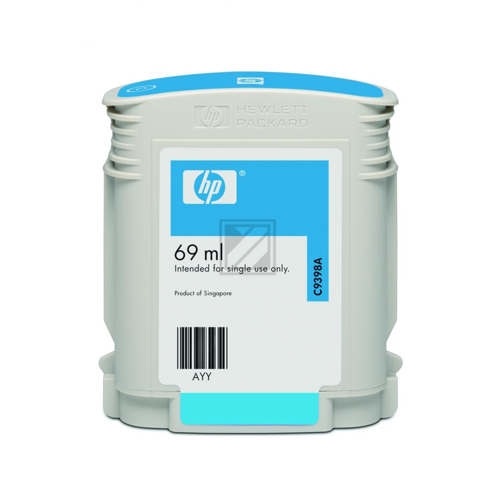 HP Tintenpatrone cyan (C9398A, 72)