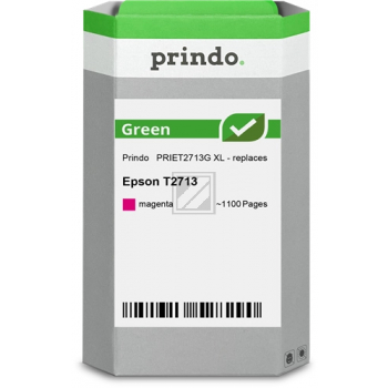 Prindo Tintenpatrone (Green) magenta HC (PRIET2713G) ersetzt T2713