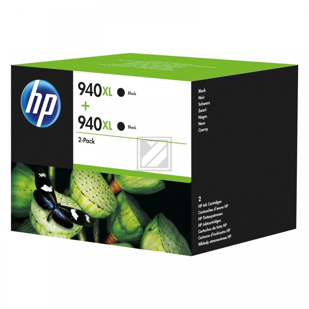 HP Tintendruckkopf 2 x schwarz (D8J48AE, 940XL)