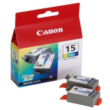 Canon Tintenpatrone 2 x 3-farbig (8191A003, BCI-15C)