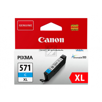 Canon Tintenpatrone cyan HC (0332C001, CLI-571XLC)