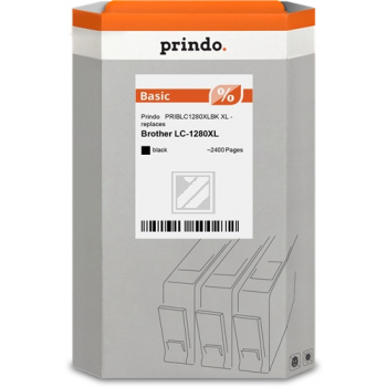 Prindo Tintenpatrone (Basic) schwarz HC (PRIBLC1280XLBK) ersetzt LC-1280XLBK
