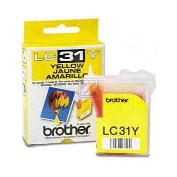 Brother Tintenpatrone gelb (LC-31Y)