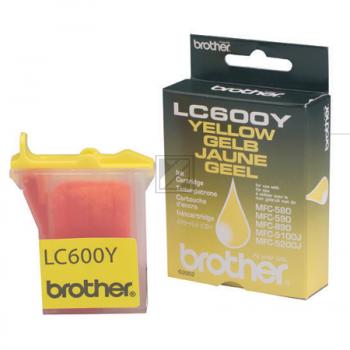Brother Tintenpatrone gelb (LC-600Y)