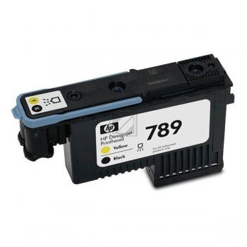 HP Tintendruckkopf gelb/schwarz (CH612A, 789)
