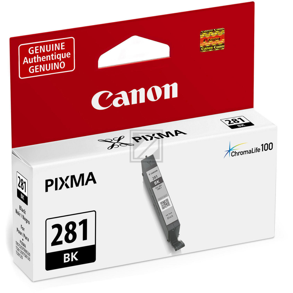 Canon Tintenpatrone schwarz (2091C001, 281BK)
