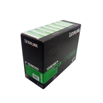 Lexmark Toner-Kartusche refurbished schwarz (12A6160)