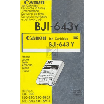 Canon Tintenpatrone gelb (1012A001, BJI-643Y)