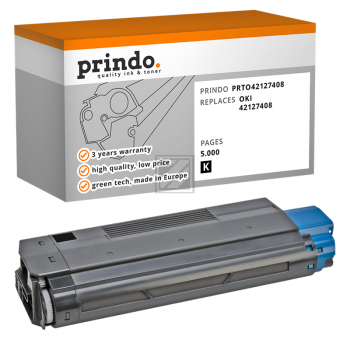 Prindo Toner-Kit schwarz HC (PRTO42127408) ersetzt TYPE-C6
