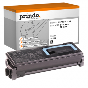 Prindo Toner-Kit schwarz (PRTKYTK570K) ersetzt TK-570K