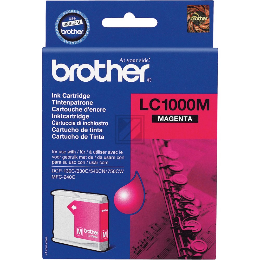 Brother Tintenpatrone magenta (LC-1000MBP)