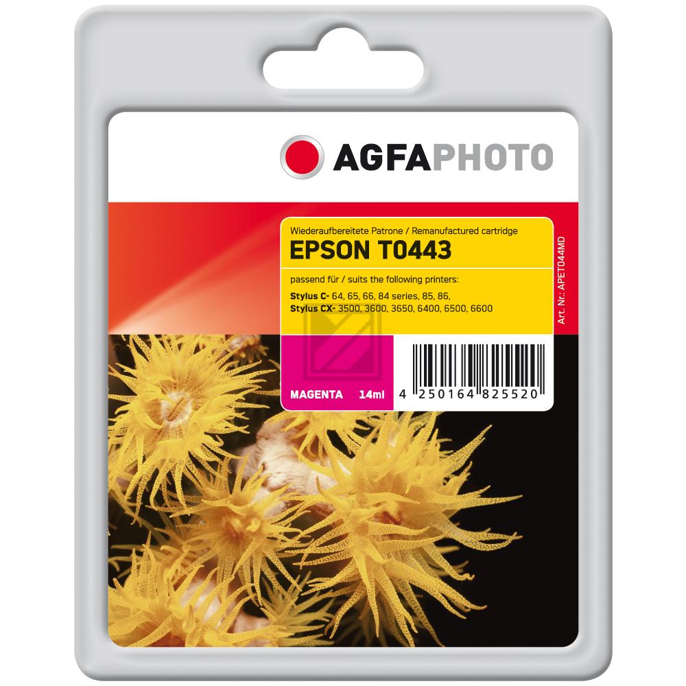 Agfaphoto Tintenpatrone magenta HC (APET044MD) ersetzt T0443