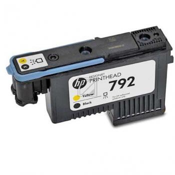HP Tintendruckkopf Latex gelb/schwarz (CN702A, 702)