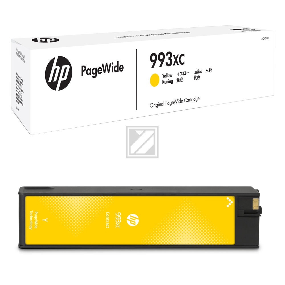 HP Tintenpatrone Contract (nur für Vertragskunden) gelb HC (M0K27XC, 993XC)