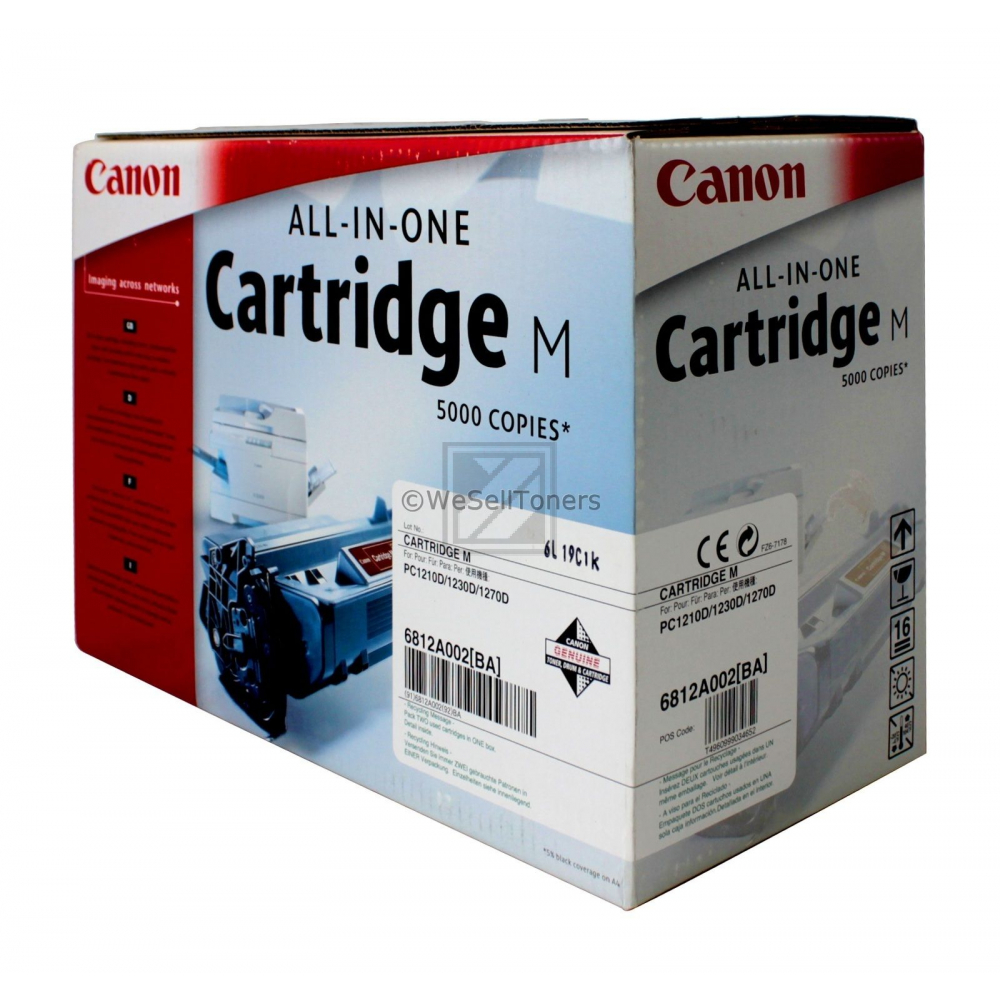 Canon Toner-Kartusche schwarz (6812A002, CARTRIDGE-M)