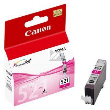 Canon Tintenpatrone magenta (2935B008, CLI-521M)