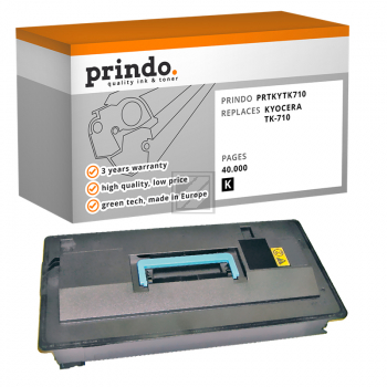 Prindo Toner-Kit schwarz (PRTKYTK710) ersetzt TK-710