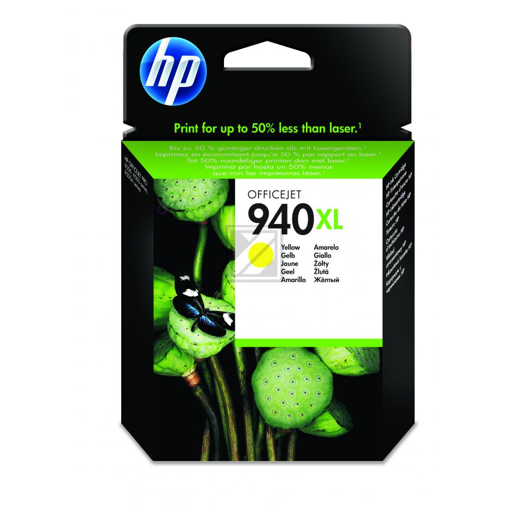 HP Tintenpatrone gelb HC (C4909AE, 940XL)