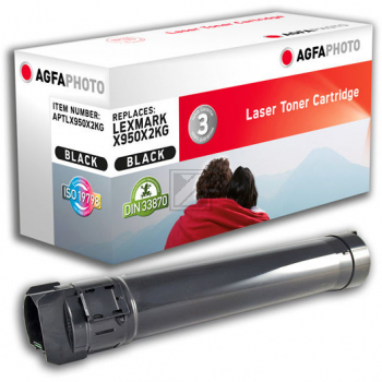 Agfaphoto Toner-Kit schwarz (APTLX950X2KG) ersetzt X950X2KG