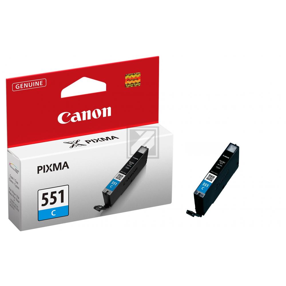 Canon Tintenpatrone cyan (6509B001, CLI-551C)