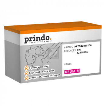 Prindo Fotoleitertrommel magenta (PRTO42918106) ersetzt 42918106