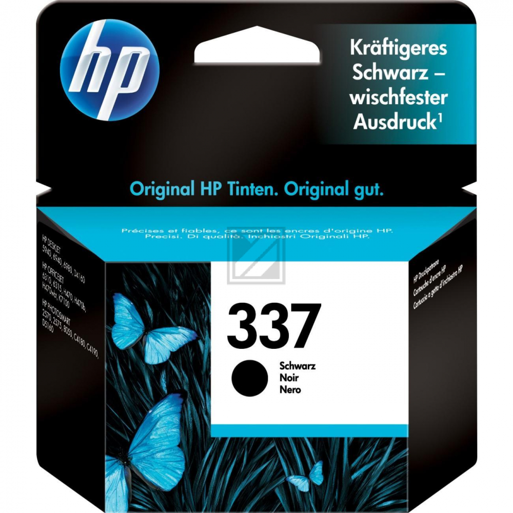 HP Tintendruckkopf schwarz HC (C9364EE#301, 337)