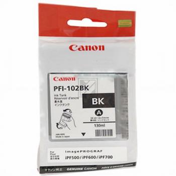 Canon Tintenpatrone schwarz (0895B001AA, PFI-102BK)