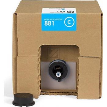 HP Tintenpatrone Latex cyan (CR331A, 881)