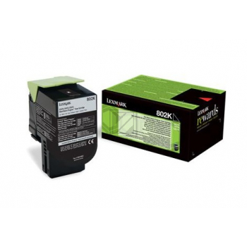 Lexmark Toner-Kit Corporate schwarz (80C20KE, 802KE)