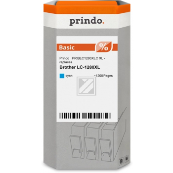 Prindo Tintenpatrone (Basic) cyan HC (PRIBLC1280XLC) ersetzt LC-1280XLC