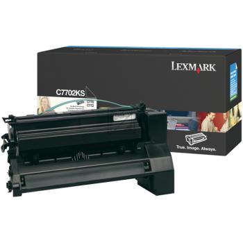 Lexmark Toner-Kartusche schwarz (C7702KS)
