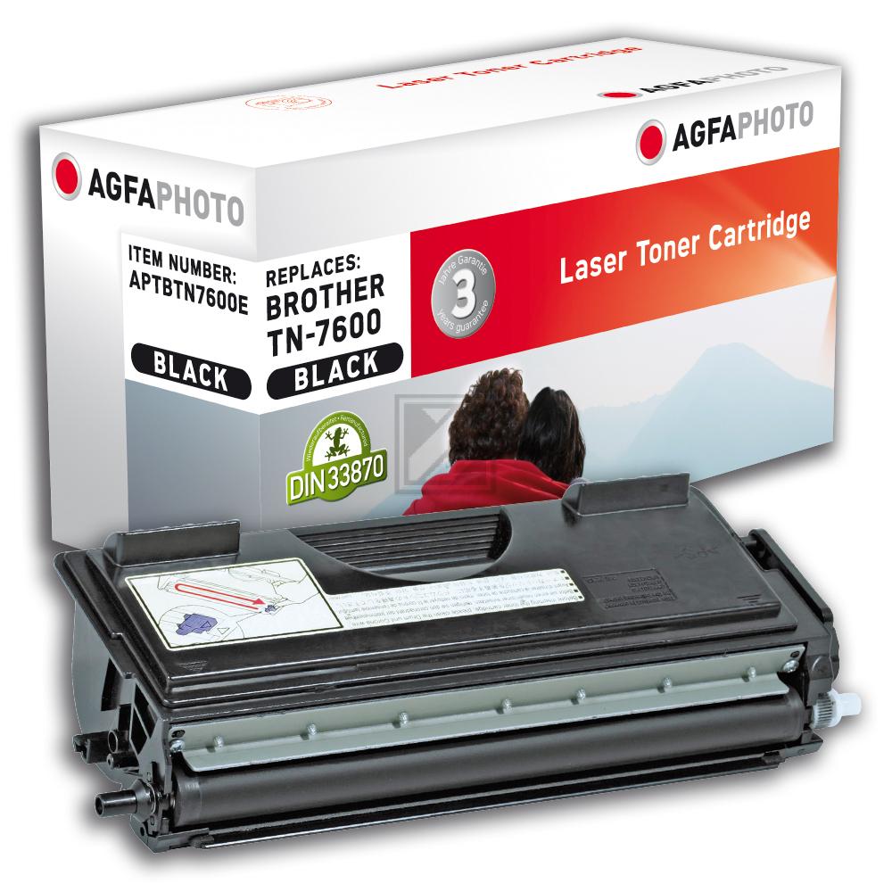 Agfaphoto Toner-Kartusche schwarz HC (APTBTN7600E) ersetzt TN-7600