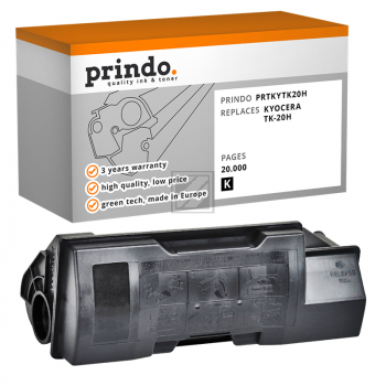 Prindo Toner-Kit schwarz HC plus (PRTKYTK20H) ersetzt TK-20H