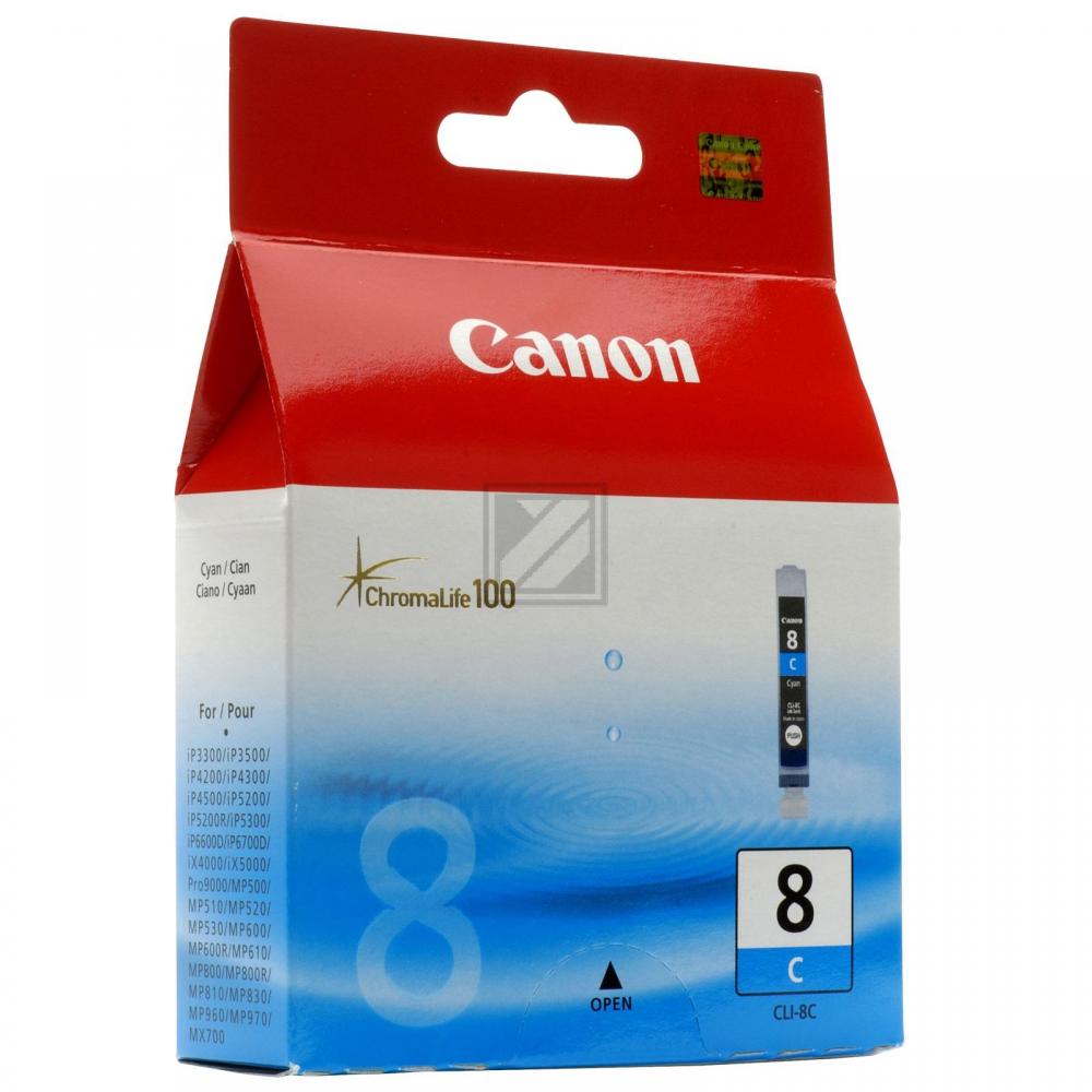 Canon Tintenpatrone cyan (0621B006AA, CLI-8C)