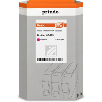 Prindo Tintenpatrone (Basic) magenta (PRIBLC985M) ersetzt LC-985M