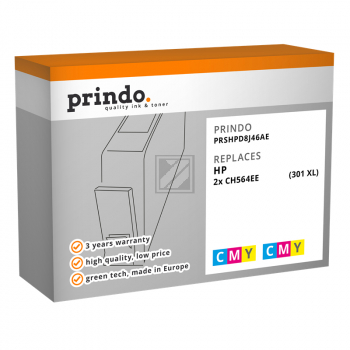 Prindo Tintendruckkopf 2 x cyan/gelb/magenta (PRSHPD8J46AE) ersetzt 301XL