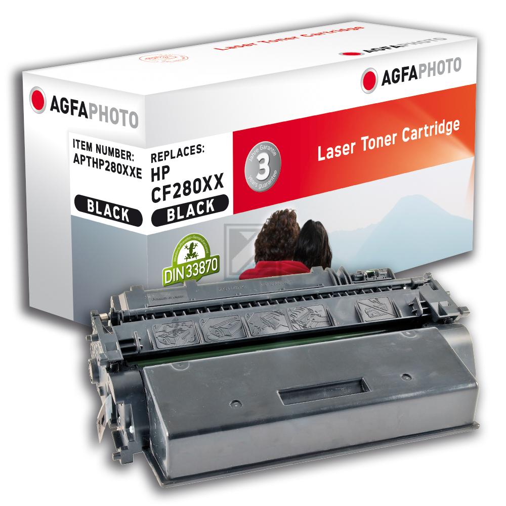 Agfaphoto Toner-Kartusche schwarz HC plus (APTHP280XXE) ersetzt 80X