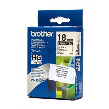 Brother Schriftbandkassette schwarz/weiß (HGE-241)