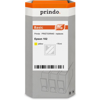Prindo Tintennachfüllfläschchen (Basic) gelb (PRIET03R440) ersetzt 102