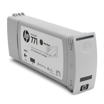 HP Tintenpatrone schwarz matt (CR250A, 3 x 771)